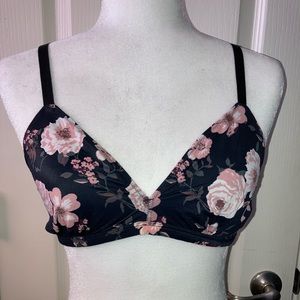 Flower pattern bralette size XL by JOCKEY